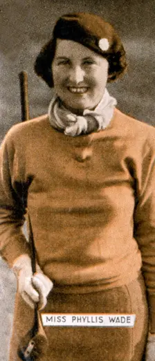 Miss Phyllis Wade, English Women's Golf Champion, 1934