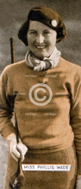 Miss Phyllis Wade, English Women's Golf Champion, 1934. Artist: Unknown