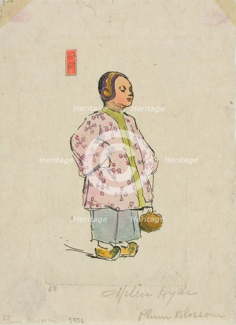 Miss Plum Blossom, 1897. Creator: Helen Hyde.