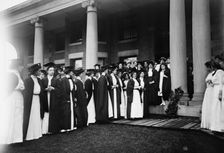 Miss Randolph addressing Barnard Grads, Ivy Day, 1911. Creator: Bain News Service