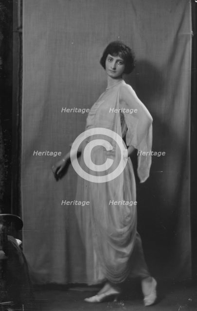 Miss Renee Schmoll, portrait photograph, 1919 Apr. 7. Creator: Arnold Genthe.