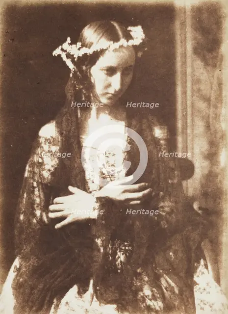 Miss Rennie, c1845. Creators: Robert Adamson, Hill & Adamson, David Octavius Hill.