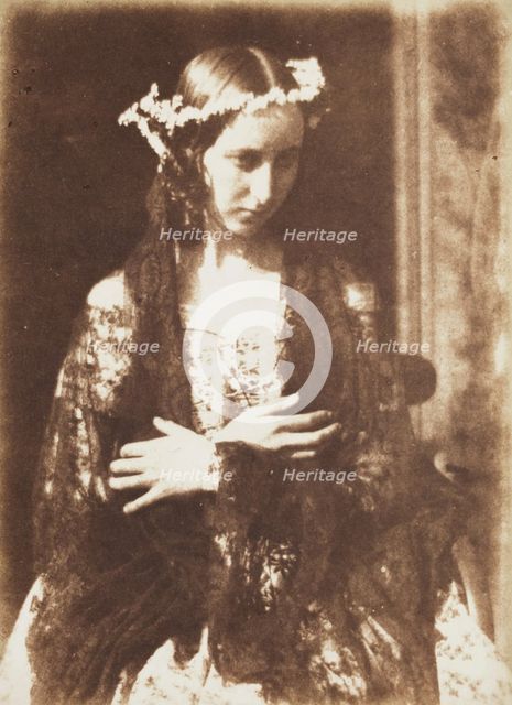 Miss Rennie, c1845. Creators: Robert Adamson, Hill & Adamson, David Octavius Hill.