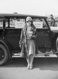 Miss RH Boyle with her Arrol-Aster 17-50 at the Southport Rally, 1928. Artist: Bill Brunell