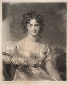 Miss Rosamond Croker, 1828. Creator: Samuel Cousins (British, 1801-1887)
