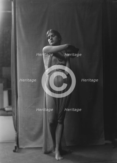 Miss Solveig Hornbeck, 1917 or 1918. Creator: Arnold Genthe.