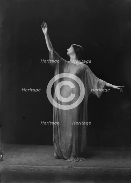 Miss Stella Block, 1919 or 1920. Creator: Arnold Genthe.