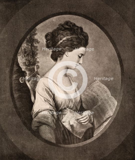 'Miss Stephenson', late 18th century, (1912). Artist: W Dickinson