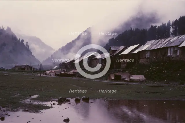Mist and rain, Kashmir, India, 1988. Creator: Amanda Waite.