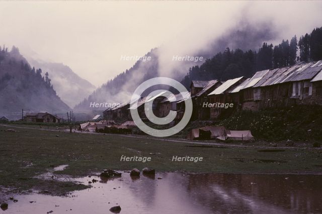 Mist and rain, Kashmir, India, 1988. Creator: Amanda Waite.