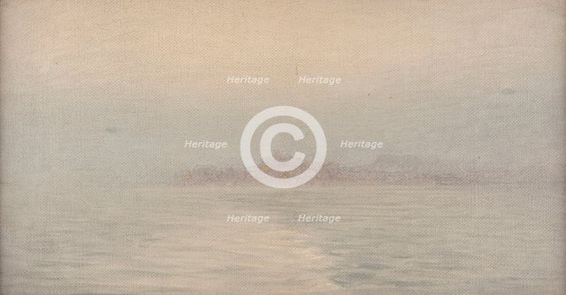 Mist over the sea, c.1911. Creator: Henry Brokman.