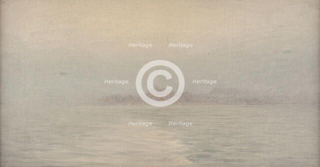 Mist over the sea, c.1911. Creator: Henry Brokman.