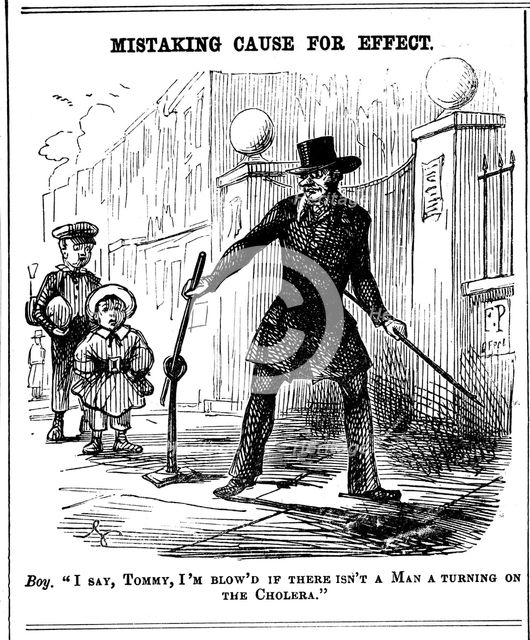'Mistaking Cause for Effect, 1849'. Artist: Unknown