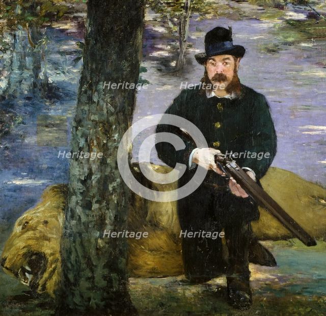 Mister Pertuiset, the Lion Hunter, 1881. Creator: Manet, Édouard (1832-1883).