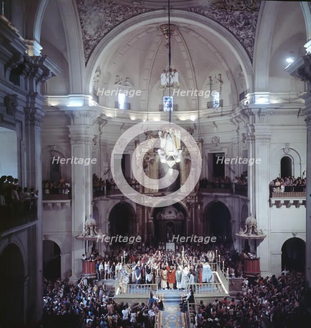 Mistery of Elche', drama represented from the Middle Ages in the Basilica of Saint Mary in Elche.…