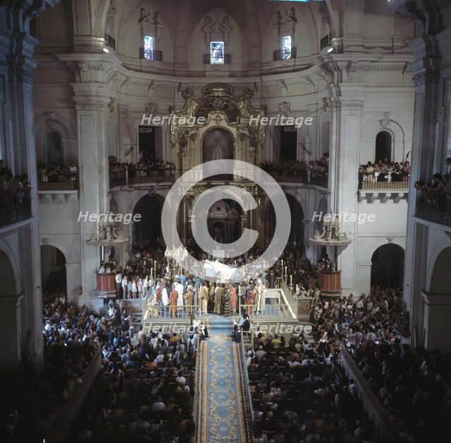 Mistery of Elche', drama represented from the Middle Ages in the Basilica of Saint Mary in Elche.…