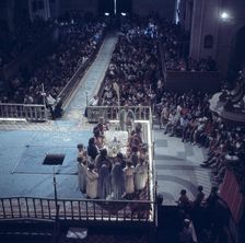 Mistery of Elche drama represented from the Middle Ages in the Basilica of Saint Mary in Elche.…