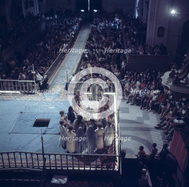 Mistery of Elche', drama represented from the Middle Ages in the Basilica of Saint Mary in Elche.…