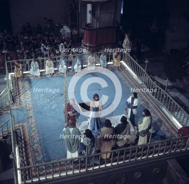 Mistery of Elche', drama represented from the Middle Ages in the Basilica of Saint Mary in Elche.…