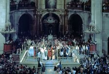 Mistery of Elche drama represented from the Middle Ages in the Basilica of Saint Mary in Elche.…