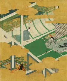 Mistflowers (Fujibakama), late 16th-early 17th century. Creator: Tosa Mitsuyoshi