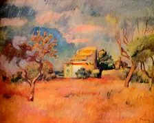 Mistral c19th century (1935). Artist: Pierre-Auguste Renoir