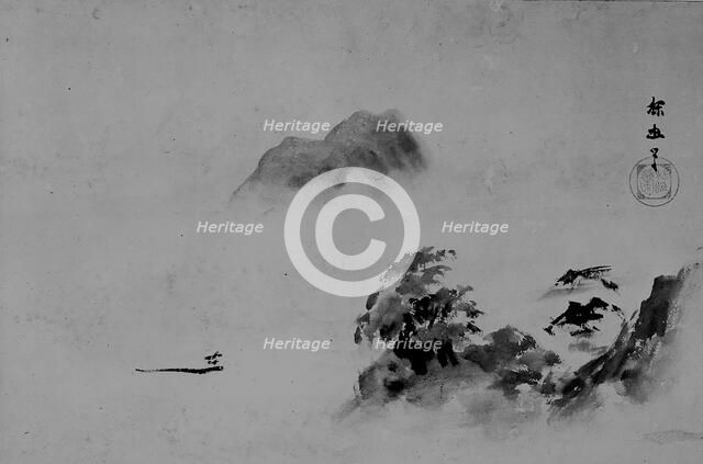 Misty Landscape, early 19th century. Creator: Kano School.