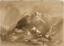 Misty Mountains, n.d. Creator: William West
