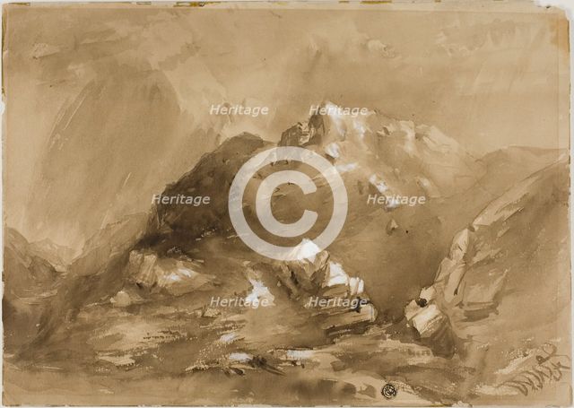 Misty Mountains, n.d. Creator: William West.