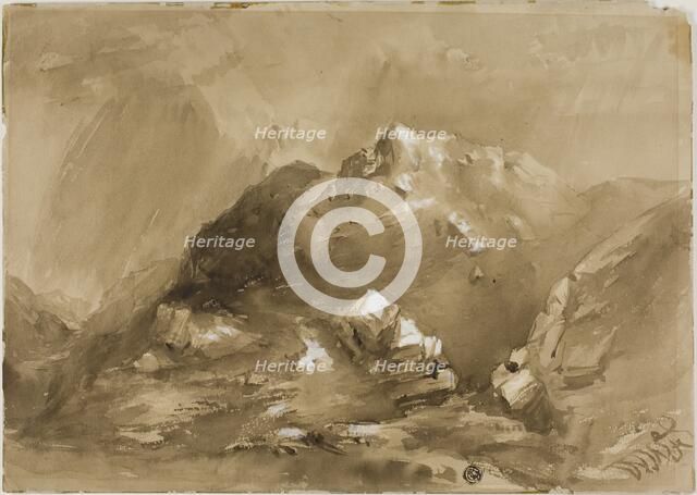 Misty Mountains, n.d. Creator: William West.