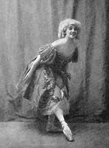 Mlle. Tamara Karsavina, of the Russian Imperial Ballet, appearing at the London Coliseum, 1909. Creator: Bert