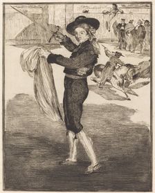 Mlle. Victorine in the Costume of an "Espada"(L'espada), 1862. Creator: Edouard Manet