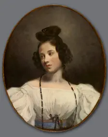 Mlle. Alexandrine-Julie de la Boutraye, c. 1832-1834. Creator: Eugène Delacroix (French, 1798-1863)