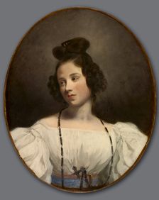 Mlle. Alexandrine-Julie de la Boutraye, c. 1832-1834. Creator: Eugène Delacroix (French, 1798-1863)