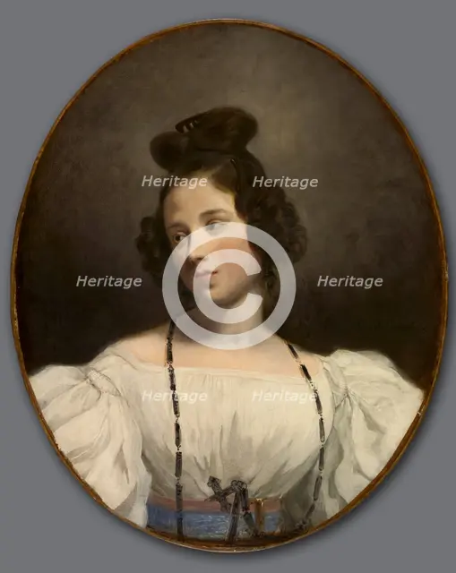 Mlle. Alexandrine-Julie de la Boutraye, c. 1832-1834. Creator: Eugène Delacroix (French, 1798-1863).