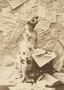 Mlle Beaumaine, Théâtre des Variétés, about 1900. Creator: Paul Nadar