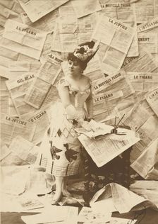 Mlle Beaumaine, Théâtre des Variétés, about 1900. Creator: Paul Nadar