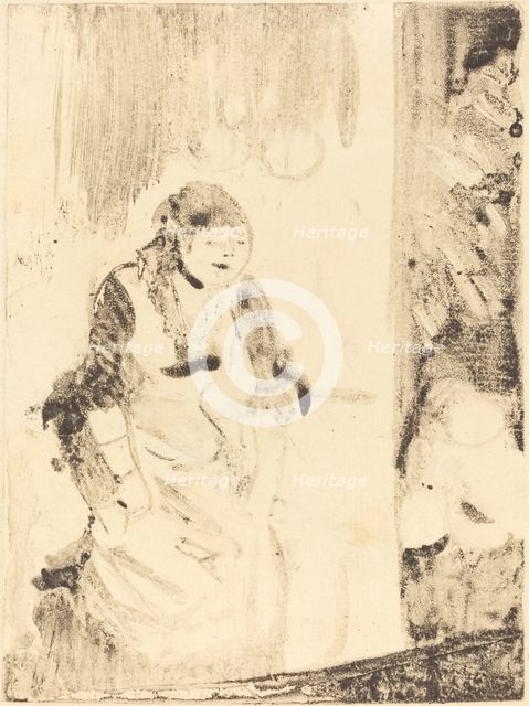 Mlle Bécat, c. 1877/1878. Creator: Edgar Degas.