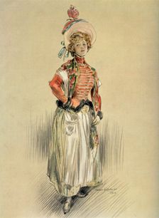 Mlle. Bresil - Role de Mlle. Senedor. - La Montansier 1904. Creator: Maurice De Lambert