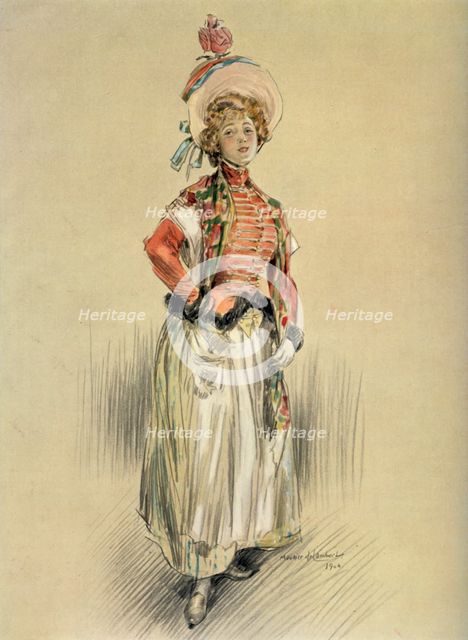 'Mlle. Bresil - Role de Mlle. Senedor. - La Montansier', 1904. Creator: Maurice De Lambert.