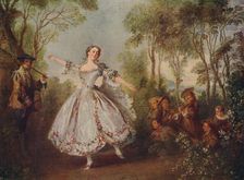 Mlle. Camargo Dancing 1730, (c1915). Artist: Nicolas Lancret