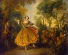 Mlle Camargo Dancing, 1730. Creator: Nicolas Lancret