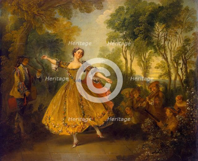 Mlle Camargo Dancing, 1730. Creator: Nicolas Lancret.