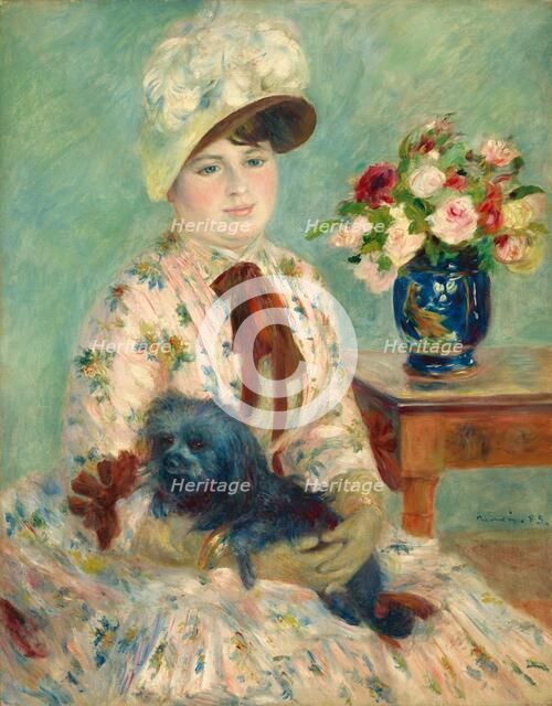 Mlle Charlotte Berthier, 1883. Creator: Pierre-Auguste Renoir.