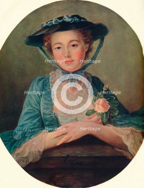 'Mlle. Doré - French School', c1760, (1910). Artist: Francois Hubert Drouais.