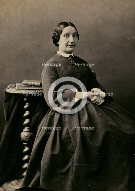 Mlle Elise Veuillot, 1861-1869. Creator: Nadar.
