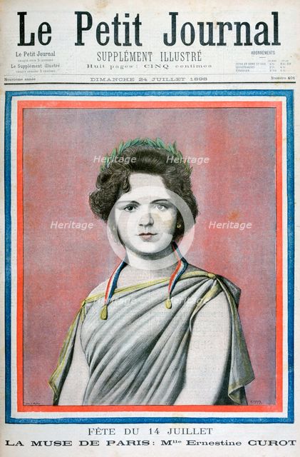 Mlle Ernestine Curot, 1898. Artist: Henri Meyer