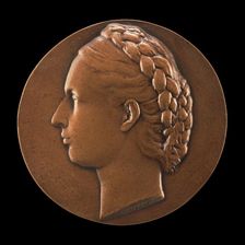 Mlle Foucher de Careil, 1872. Creator: Hubert Ponscarme