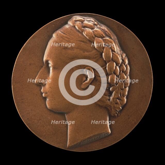 Mlle Foucher de Careil, 1872. Creator: Hubert Ponscarme.