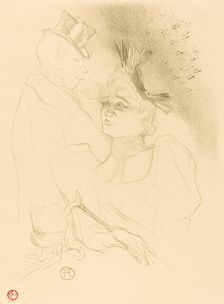 Mlle. Lender and Baron (Mlle. Lender et Baron), 1893. Creator: Henri de Toulouse-Lautrec
